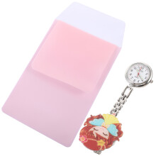 2Pcs Caring Nurse Luminous Hanging Pocket Watch with Pen Bag Assorted