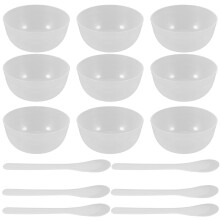 30Stk Transparent Mixing Bowl Set Für Crystal Mud - Stapelbar & Leicht