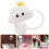 5Pcs Silicone Straw Caps Cloud Shape Reusable Straw Covers Cute White 11