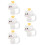 5Pcs Silicone Straw Caps Cloud Shape Reusable Straw Covers Cute White 8