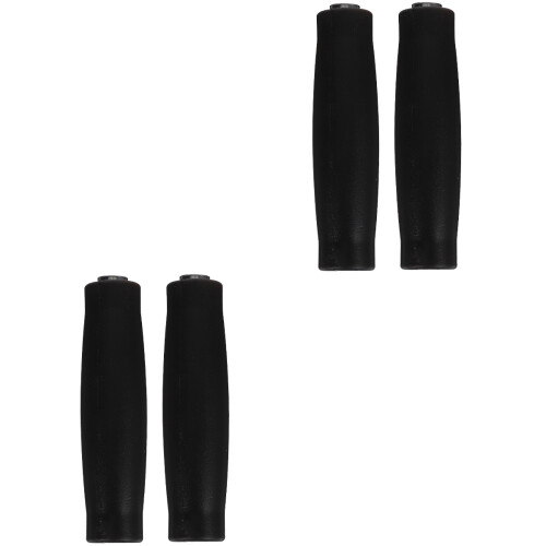 4Pcs Convenient Black Dumbbell Bar Grips Replaceable Cushion Set 2