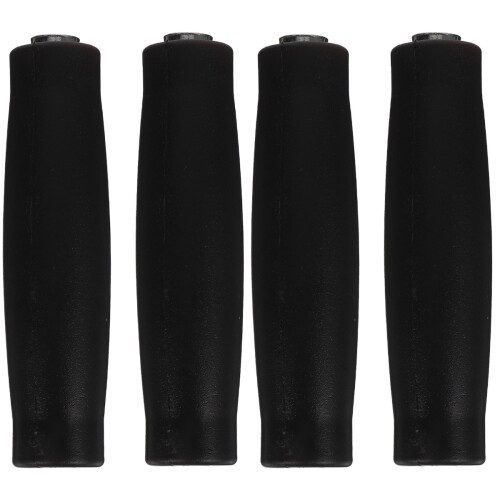 4Pcs Convenient Black Dumbbell Bar Grips Replaceable Cushion Set 1