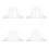 4Paires D’eau Transparente Pour Douche 10