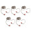 5Pièces Audio Auto Alliage Plastique Câble Haut-Parleur Polyvalent 9