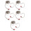 5Pièces Audio Auto Alliage Plastique Câble Haut-Parleur Polyvalent 10
