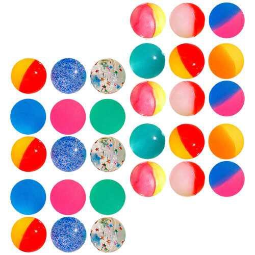 150Pièces Balles Rebondissantes Colorées Pour Enfants 1