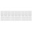 105Pcs Small Plastic Bead Storage Boxes with Lids White Organizer Case 10