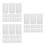 105Pcs Small Plastic Bead Storage Boxes with Lids White Organizer Case 5