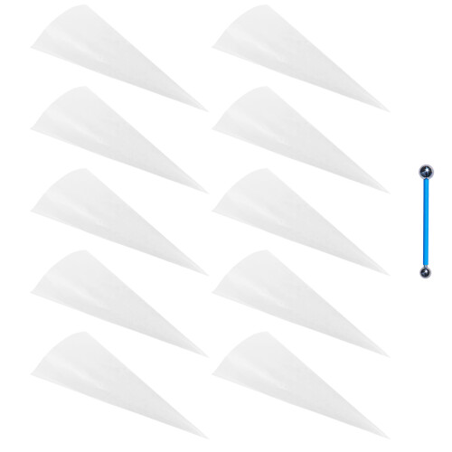 50Pièces Sac Maçonnerie Joint Carrelage Blanc Renforcé Hdpe