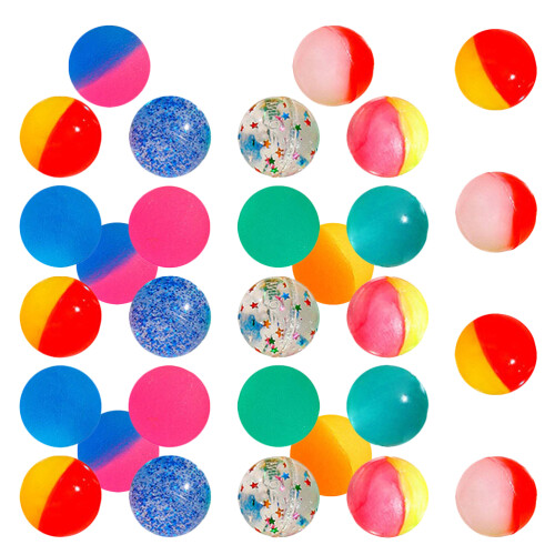 150Pièces Balles Rebondissantes Colorées Pour Enfants 2