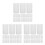 105Pcs Small Plastic Bead Storage Boxes with Lids White Organizer Case 6
