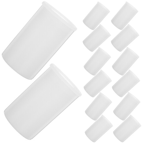 105Pcs Small Plastic Bead Storage Boxes with Lids White Organizer Case 2