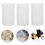 105Pcs Small Plastic Bead Storage Boxes with Lids White Organizer Case 11