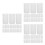 105Pcs Small Plastic Bead Storage Boxes with Lids White Organizer Case 8