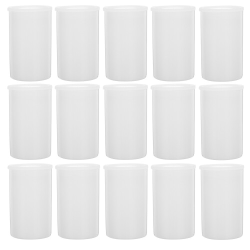 105Pcs Small Plastic Bead Storage Boxes with Lids White Organizer Case 1