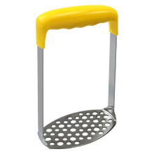 3Pcs Practical Yellow Potato Presser Stainless Steel Kitchen Tool