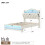 3ft Single Upholstered Velvet Bed Frame, LED Bed Frame with Charging Station & Diamond Tufted Headboard 13
