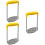 3Pcs Practical Yellow Potato Presser Stainless Steel Kitchen Tool 7