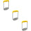 3Pcs Practical Yellow Potato Presser Stainless Steel Kitchen Tool 9