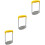 3Pcs Practical Yellow Potato Presser Stainless Steel Kitchen Tool 5