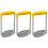 3Pcs Practical Yellow Potato Presser Stainless Steel Kitchen Tool 4