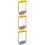 3Pcs Practical Yellow Potato Presser Stainless Steel Kitchen Tool 8