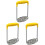 3Pcs Practical Yellow Potato Presser Stainless Steel Kitchen Tool 2