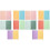 20Pcs Artificial Sheets for Crafts Bow Making Assorted Colors 2