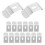 15Pcs Metal Vertical Blind Headrail Mounting Brackets Silver for Home 1