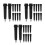 30Pcs Metal Hiking Pole Tips Shock Absorbing Walking Pole Protectors 5
