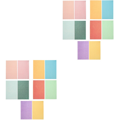 20Pcs Artificial Sheets for Crafts Bow Making Assorted Colors 2