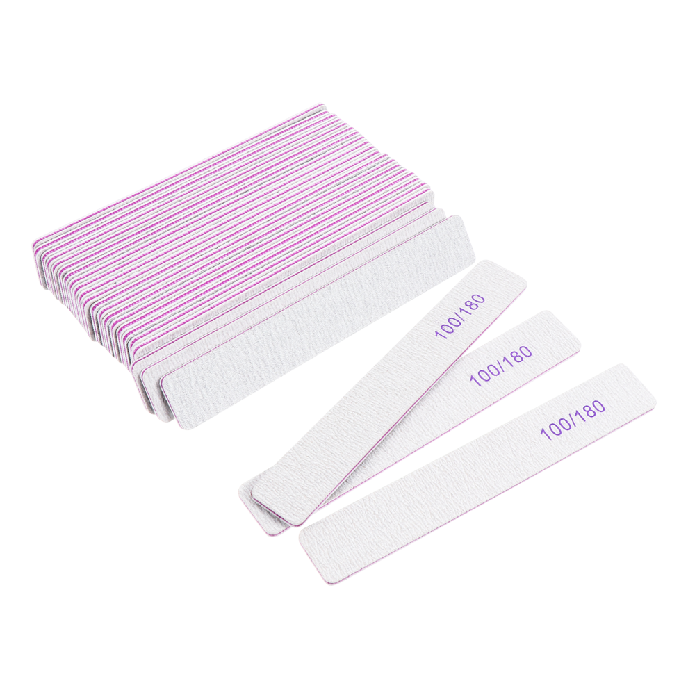 Iplusmile 125Pcs Nail Art Polishing Strips For Natural And False Nails Manicure