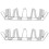 2Pcs Silver Taco Holder High-Temp Resistant Kitchen Food Stand 5