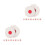 20Pcs High-Visibility White PU Shooting Targets Durable Training Discs 9