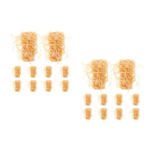 30Pcs Natural Khaki Fire Starter Pack for Outdoor Cooking and Campfire 2