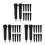 30Pcs Metal Hiking Pole Tips Shock Absorbing Walking Pole Protectors 4