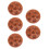 5Pcs Ceramic Snail Plate Brown Escargot Dish Dishwasher Safe 4