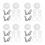 8Sets Multi-Color Pressure Cooker Float Valve with Silicone Seal Ring 10