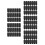 500Pcs Black Flexible Plastic Bolt Shaft Covers Thread Protector Caps 8