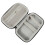 4Pcs Black PU Lapel Mic Case Electronics Travel Organizer Bag 3
