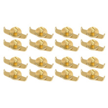 128Pcs Copper Erhu Fine Tuner Parts Golden Precision Adjusters
