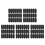 500Pcs Black Flexible Plastic Bolt Shaft Covers Thread Protector Caps 3