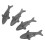 12Pcs Black Cast Iron Fish Kitchen Tool for Healthy Iron Supplement 1