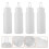 24Pcs Multi Plastic Lamb Milk Bottles with Leak-Proof Silicone Nipples 10