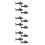 12Pcs Black Cast Iron Fish Kitchen Tool for Healthy Iron Supplement 10
