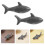12Pcs Black Cast Iron Fish Kitchen Tool for Healthy Iron Supplement 11