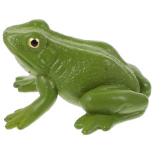 5Pcs Lifelike Frog Figurines Plastic Teaching Prop Kid Toy Olive Green