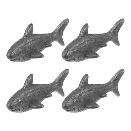 12Pcs Black Cast Iron Fish Kitchen Tool for Healthy Iron Supplement 2
