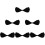 6Pcs Gentle Black Self-Adhesive Invisible Bra Breast Paste Stickers 9