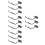 12Pcs Paint Sprayer Holder Wall-Mounted Spray Gun Display Rack 10